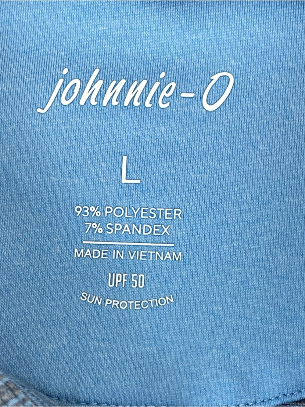 Johnnie O Performance Polo Shirt Mens Large UPF 50 Preppy - Picture 6 of 15
